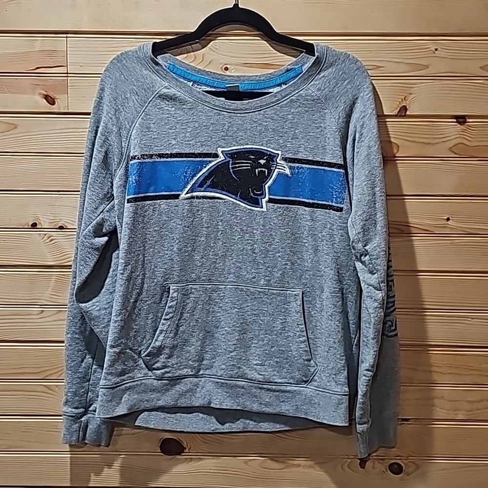 Women's NFL Carolina Panthers Sweatshirt With Pocket Size Medium